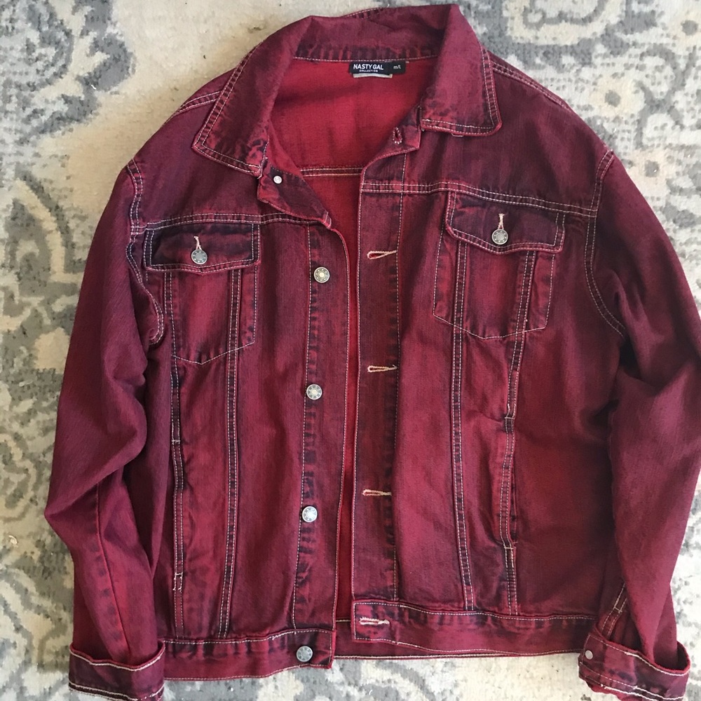 NASTYGAL RED JACKET